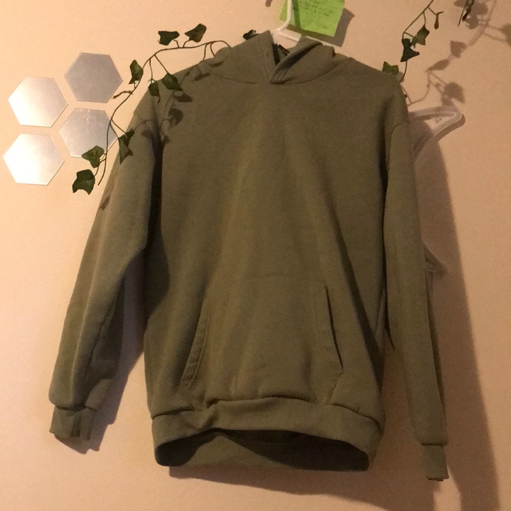 Shein sage green hoodie